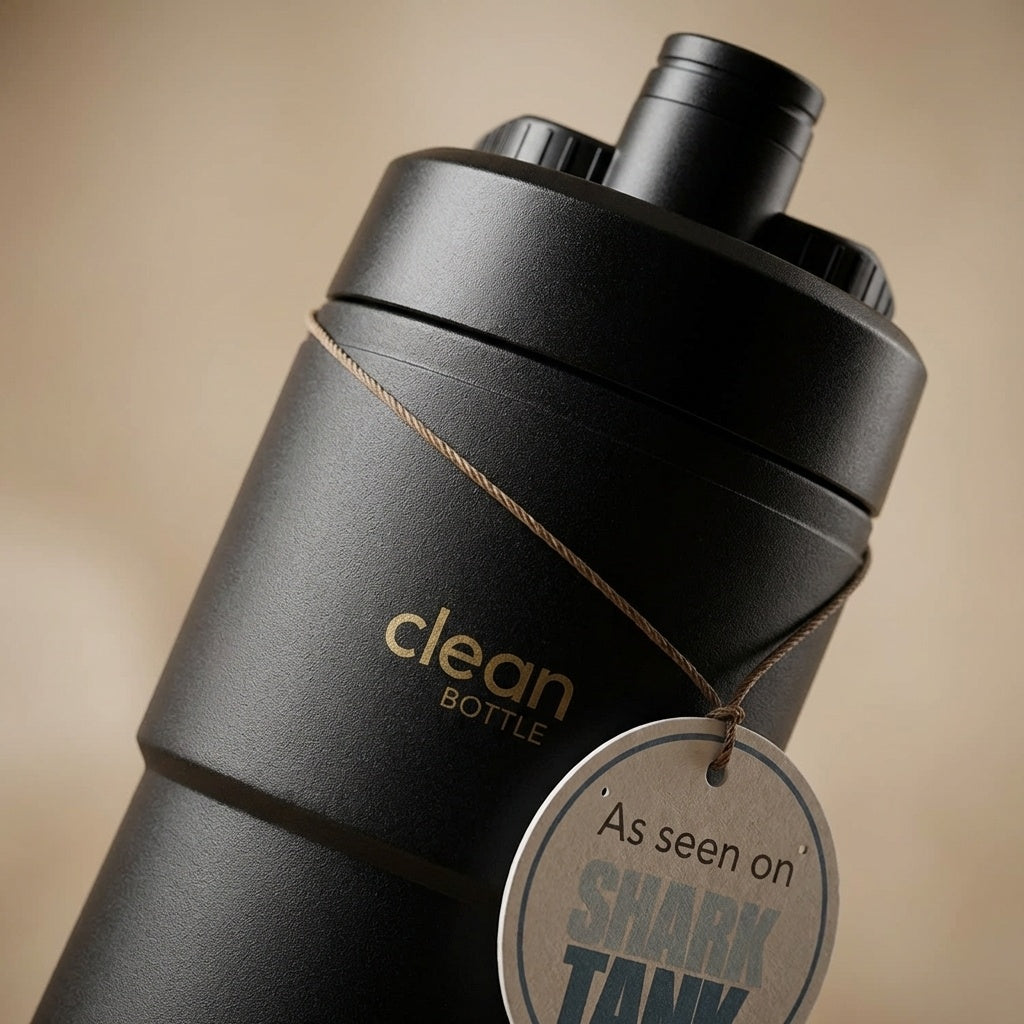 The Clean Hydration Co Insulated Bike Water Bottle 20 oz | Easy Clean Nozzle, Easy Squeeze Sports Bottle | BPA Free Cycling Bottle for Road & Mountain Biking, Gym & Travel