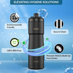 Black Squeeze Sports Bottle